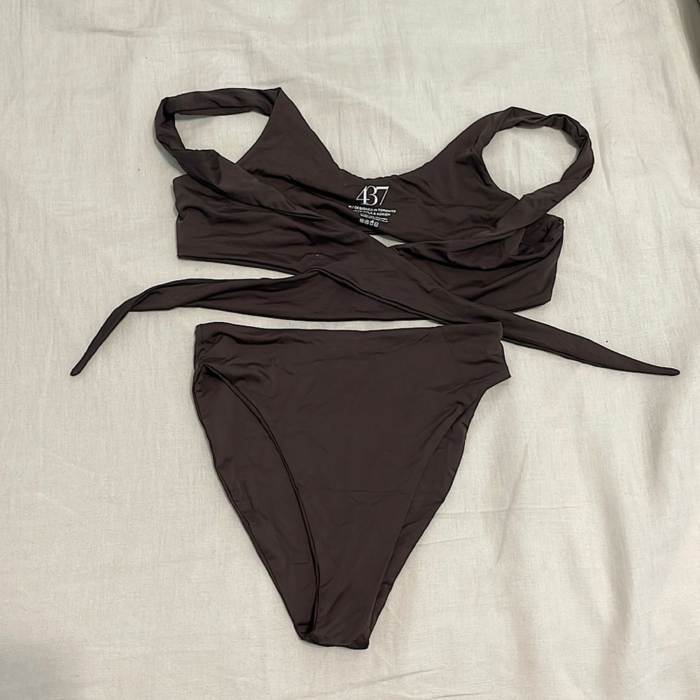437 Kenzie Top & Aubrey II Bottoms Espresso